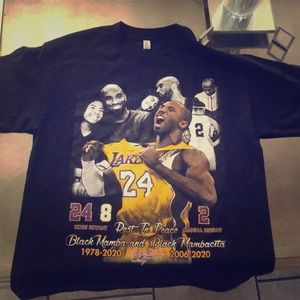 New Kobe Bryant and Gigi T-shirt